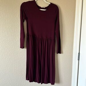 Burgandy dress